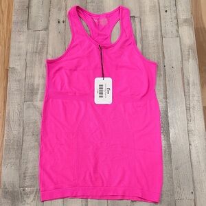 Zyia Hot Pink Racerback Tank Top- M NWT